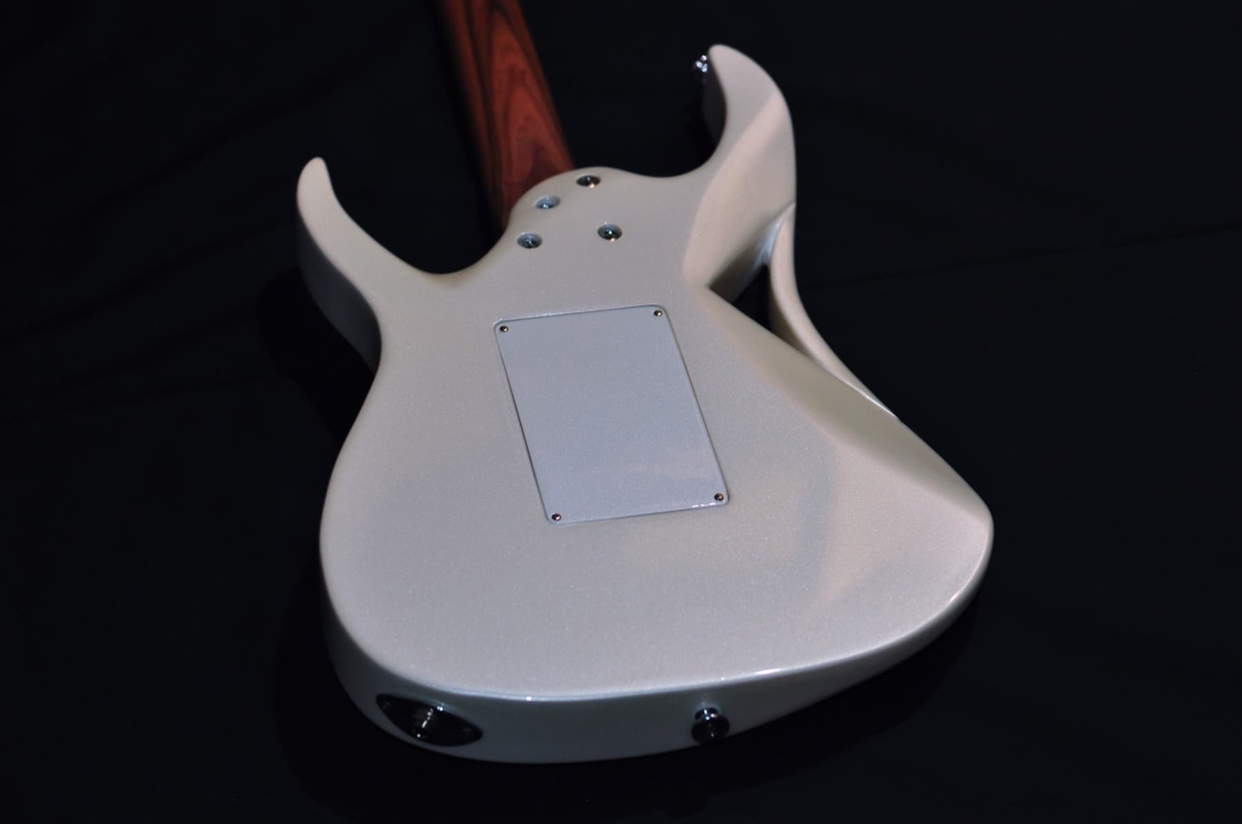 The back of the guitar