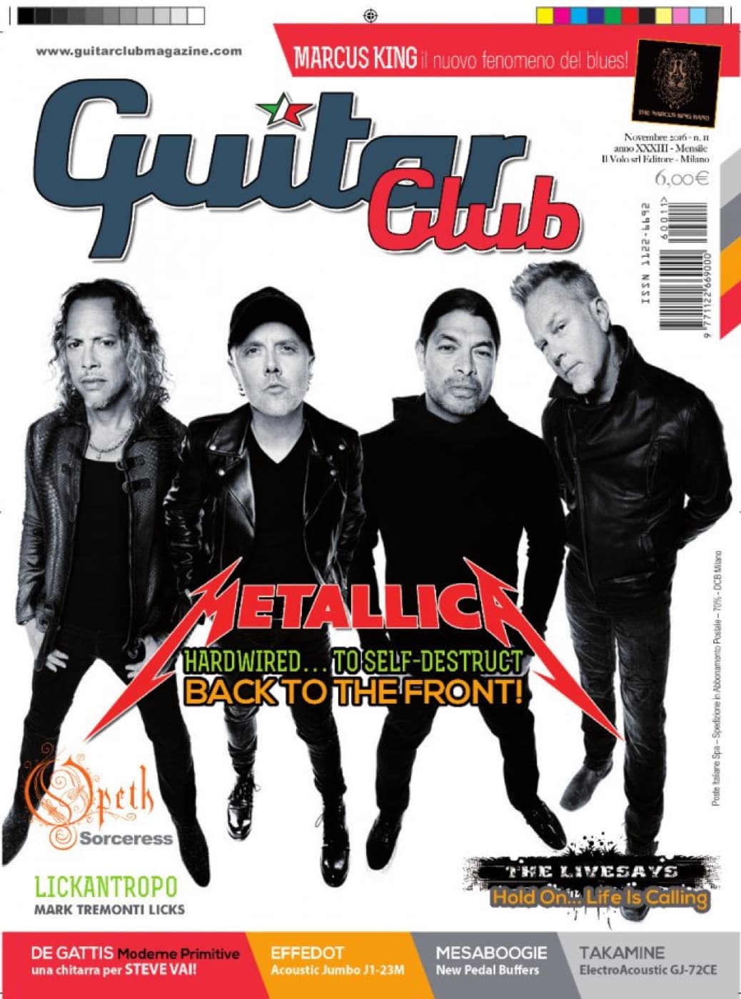 Cover of Guitar Club, issue 11, November 2016